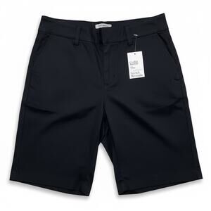 Croft and Barrow Black Bermuda Shorts Mid Rise Size 10 NWT Stretch